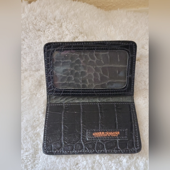 James Culver hand made wallet black - Picture 2 of 7